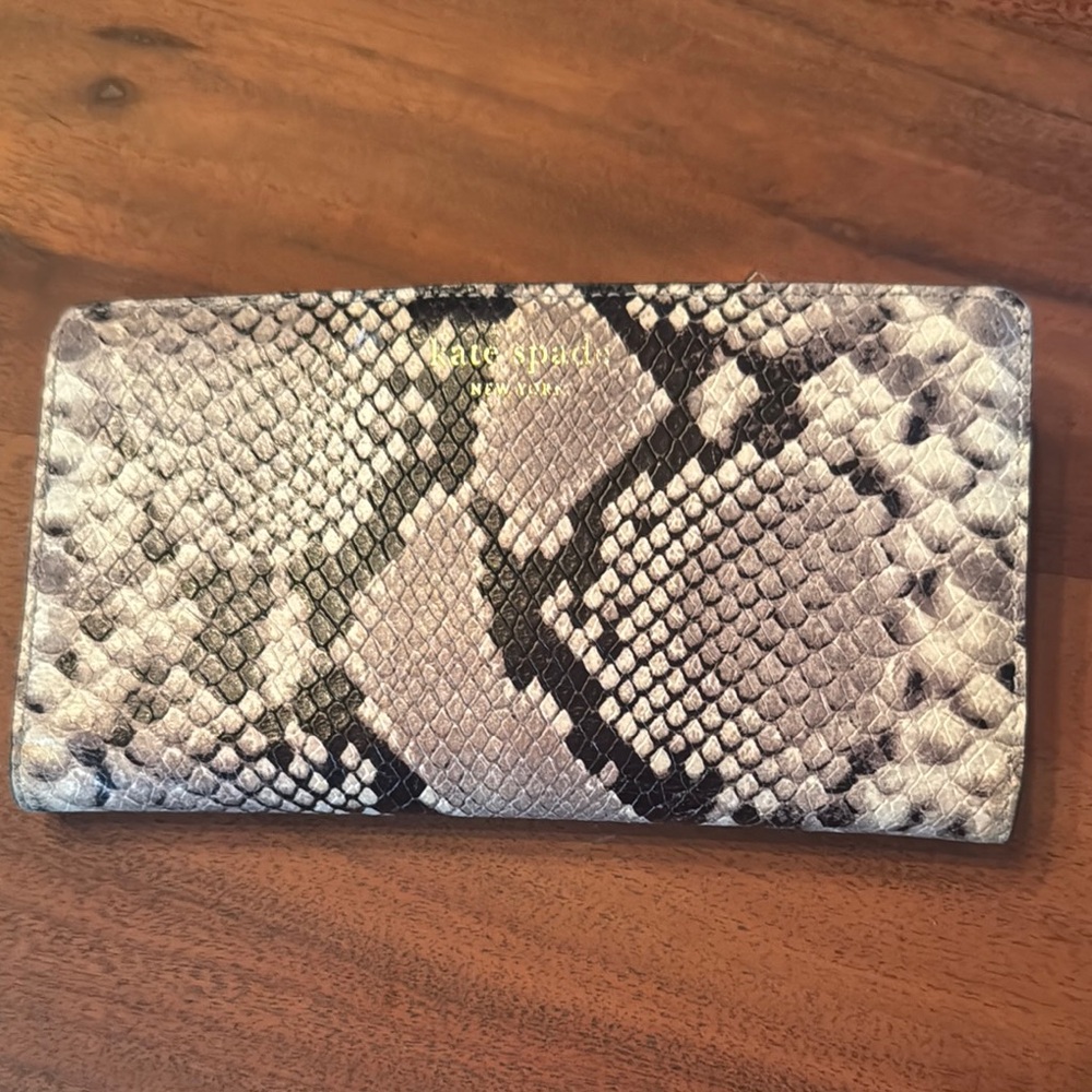 Kate Spade Snake Print Wallet